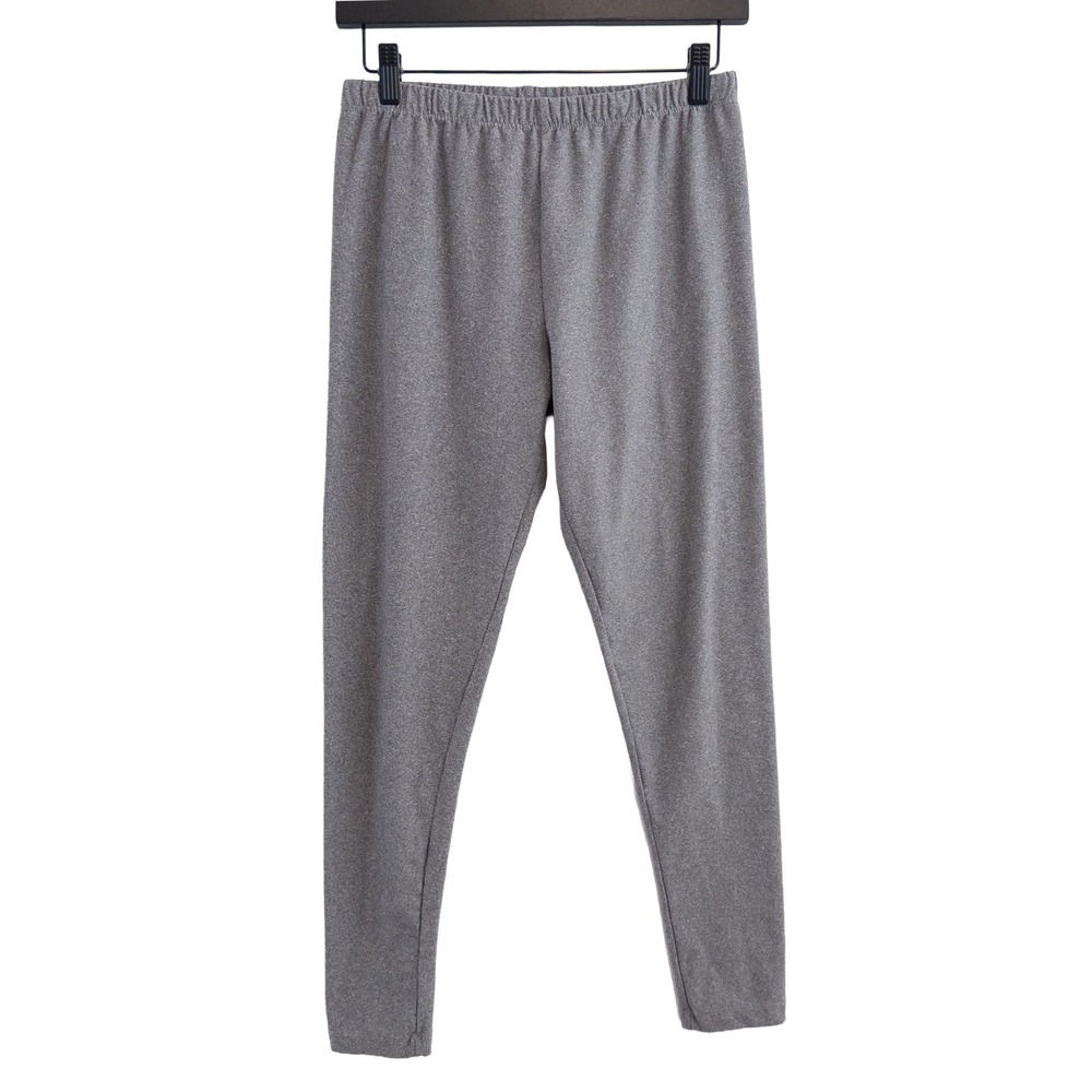 No Boundaries Leggings Womens L Gray Elastic Waist Stretch Casual Leisurewear